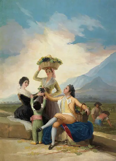 Die Weinlese Francisco de Goya
